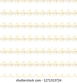 Seamless gold textile pattern. Design element stock vector illustration for web, print, wallpaper, wrapping paper, fabric print