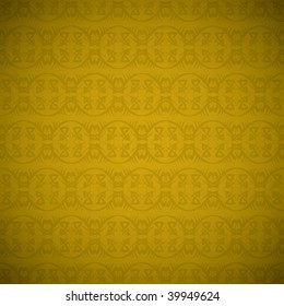 seamless golden background with repeat design that joins with no seam