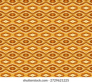Patrón geométrico dorado sin costuras con diseño abstracto, patrón, fondo, textura y oro, ideal para textiles, Fondos de pantalla y superficies decorativas.