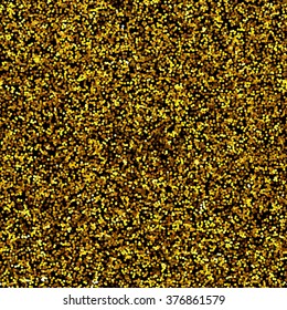 Seamless golden glitter background. Sparkle glitter background.Glitter texture. Glitter sparkle. Abstract gold background. Gold powder. Shimmer texture. Seamless pattern. Vector illustration.