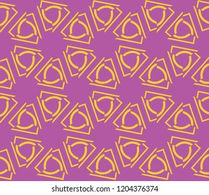 Seamless golden ornament in arabian style. Geometric abstract background. Pattern for wallpapers and backgrounds.