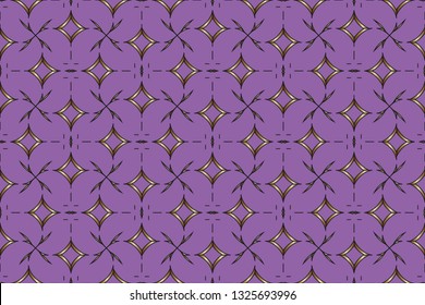 Seamless golden ornament in arabian style. Geometric abstract background. Pattern for wallpapers and backgrounds.  Geometric mosaic. Abstract texture. mosaic on a colored background.  