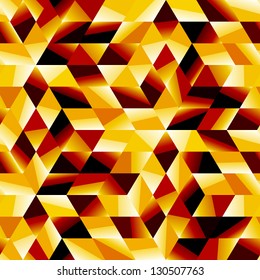 Seamless golden pattern. Vector illustration.