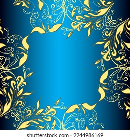 seamless golden pattern. vector oriental ornament. Golden pattern on colors with golden elements. 