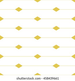 Seamless golden  square on white background Pattern.luxury Pattern.