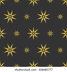 Seamless Golden stars Pattern.luxury pattern.