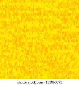 Seamless Golden Yellow Triangle Background