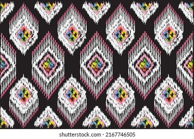 seamless gorgeous bunch with digital textile design with botanical flower green leaves gold ornament geometric border liana