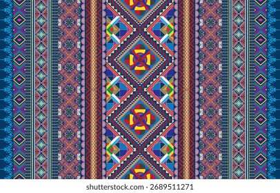 nahtlose wunderschöne Haufen mit digitalen Textil-Design mit botanischen Blume grüne Blätter Gold Ornament geometrische Grenze 