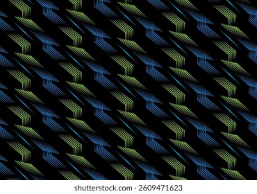 Seamless gradient degrade stripe line pattern vector, Geometric Halftone pattern for Fabric and textile printing, sport jersey texture, wrapping paper background