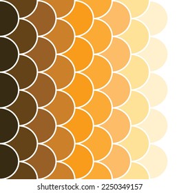 seamless gradient squama pattern background.