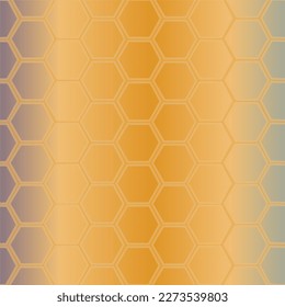 seamless gradient striped pattern background with golden color
