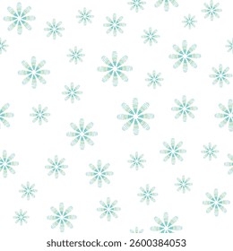 Seamless gradient style winter green flower texture background pattern designs for textiles, wallpapers, web..,