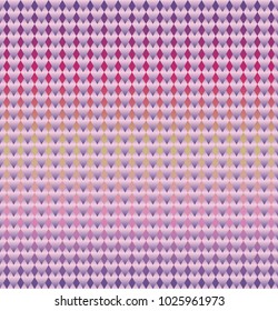 Seamless gradient ultra violet pattern (similar to knitting surface) on colorful background; vector illustration. Use as background, montage, texture in web, banner, app, logo, UI, or graphic designs.