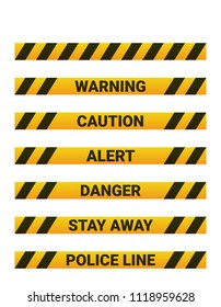 Seamless Gradient yellow Warning pattern