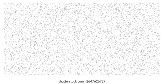 Vetor de textura de ruído granulado sem emenda Abstract Cinza Poeira Padrão manchado no fundo branco
