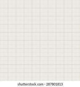 Seamless Graph paper. Brown Graph paper, beige background. 