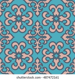 Seamless graphic damask pattern 