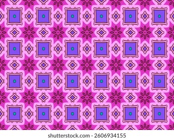 Seamless Graphic Endless Fabric Tile Decoration Luxury Digital Background Design Geometric Fashion Art Symmetric Texture Interior Wallpaper Perspective Visual Template Shape Cloth Textile Pattern.