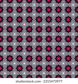 Seamless Graphic Fashion Card Frame Unique Concept Banner Material Vintage Modern Background Decoration Retro Tile Fabric Print Wallpaper Geometric Art Design Cloth Textile Pattern.