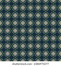 Seamless Graphic Interior Tiles Concept Vintage Retro Surface Template Modern Textile Fashion Tile Art Geometric Print Decoration Wrapping Fabric Wallpaper Texture Background Design Pattern.