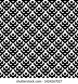 Seamless graphic pattern. Abstract geometric background. Black and white texture. 