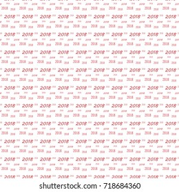 Seamless graphic pattern with year motif. Vector graphic for textiles, wallpaper and etc. design.