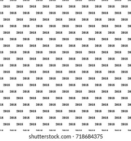Seamless graphic pattern with year motif. Vector graphic for textiles, wallpaper and etc. design.