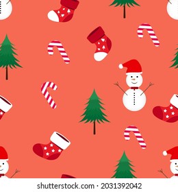seamless graphics design drawing for Merry Christmas card wallpaper paper backdrop vector illustration 