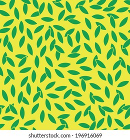 Seamless graphics pattern. Leaves.
Floral background