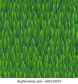 Seamless grass pattern, lawn nature illustration for wallpaper