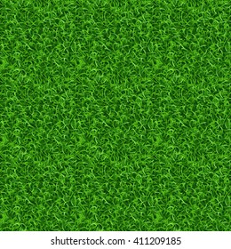 Seamless grass vector texture. Green grass, meadow grass pattern, field grass seamless texture illustration