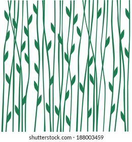Seamless grassy background - Illustration