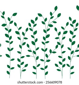 Seamless grassy floral  texture.Endless horizontal floral pattern. You can use it in textile design, greeting cards, graphic design.