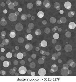 Seamless gray  background from circles. 