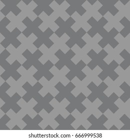 Seamless gray diagonal pixel op art textile pattern vector