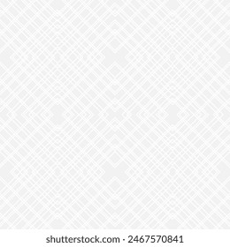 Seamless gray diamond pattern made from straight lines to create fabric and wallpaper. Geometric shapes in trendy retro style for room decoration.