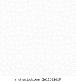 Seamless gray diamond pattern of straight lines for making fabric and wallpaper. Geometric shapes in fashionable retro style for room decoration, trendy notebook cover.