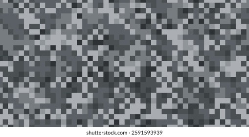 Seamless gray military uniform pattern.