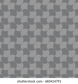 Seamless gray op art diagonal illusion scales pattern vector