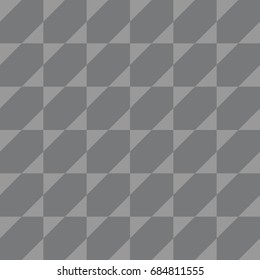 Seamless gray op art square triangles illusion pattern vector