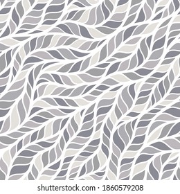 Nahtloses graues Muster von Braiden, endlose Textur, stilisiertes Pullover-Gewebe. Textur für Web, Druck, Tapeten, Herbst Winter Mode, Stoffdesign, Website-Hintergrund, Ferienwohnungsdekation