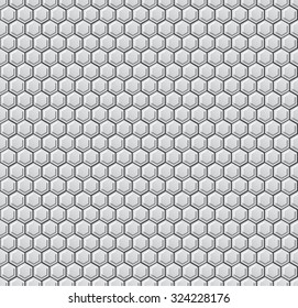 seamless gray Polygon vector honeycomb texture Background