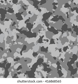 Seamless gray urban camo pattern vector