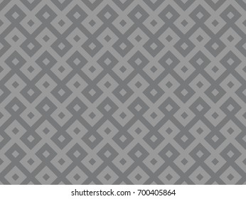 Seamless gray vintage pixel zigzag Spanish op art pattern vector