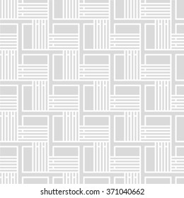 Seamless gray woven pattern vector