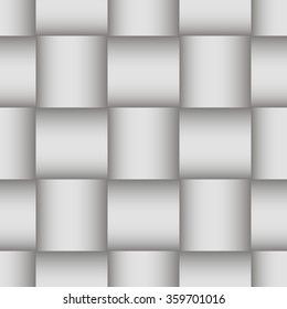 Seamless grayscale basket weave pattern