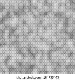 Seamless grayscale pattern Easter greeting card, vector illustration