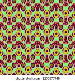 Seamless great abstract background multicolor circle fairy.