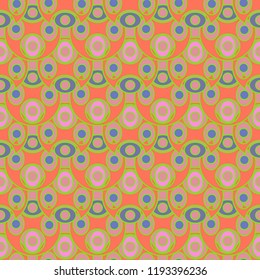 Seamless great abstract background multicolored circle magian.